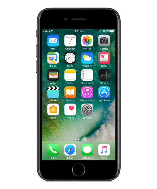 Apple Black - Refurbished Black 128-GB GSM Unlocked iPhone 7 Plus