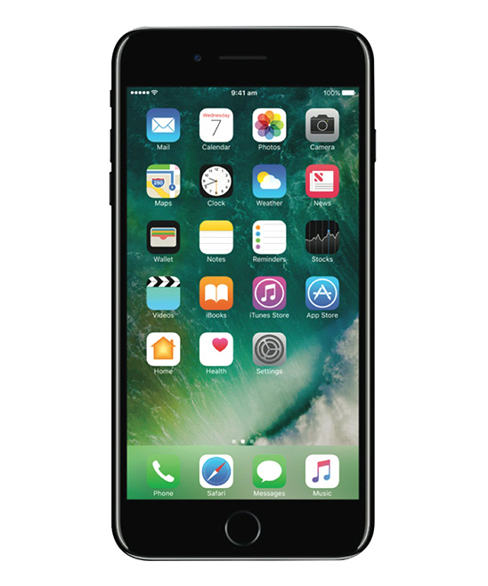 Apple Jet - Refurbished Jet Black 128-GB GSM Unlocked iPhone 7