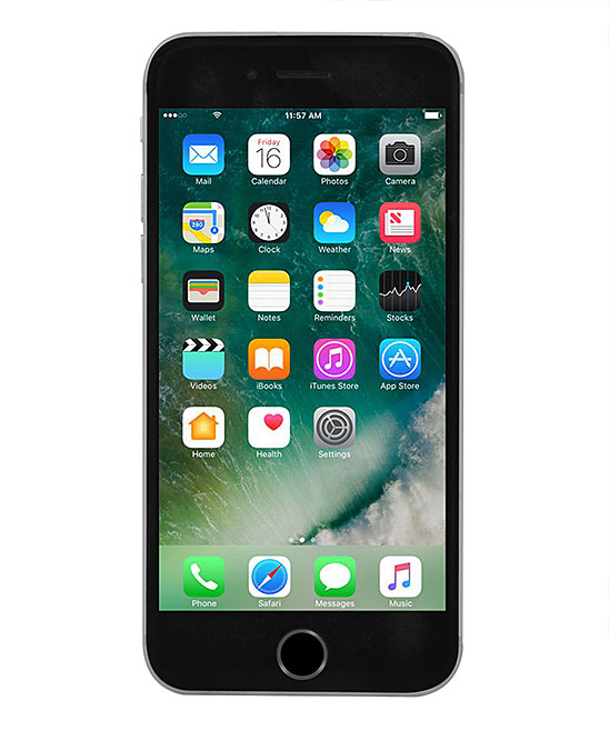 Apple - Refurbished Space Gray 16-GB GSM Unlocked iPhone 6