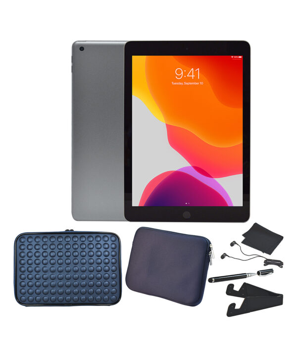 Apple Tablets - Black Apple 10.2'' 128GB Wi-Fi iPad & Gray Accessories Set