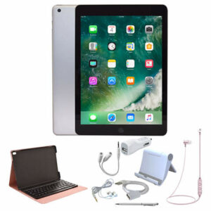 Apple Tablets - Black Apple 9.7'' 128GB Wi-Fi iPad & Rose Goldtone Accessories Set