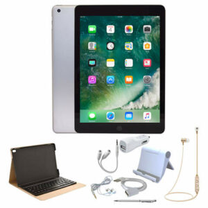 Apple Tablets - Black Apple 9.7'' 128GB Wi-Fi iPad with Gold Accessories Set