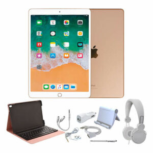 Apple Tablets - Rose Goldtone Apple 10.5'' 64GB Wi-Fi iPad Air & White Accessories Set