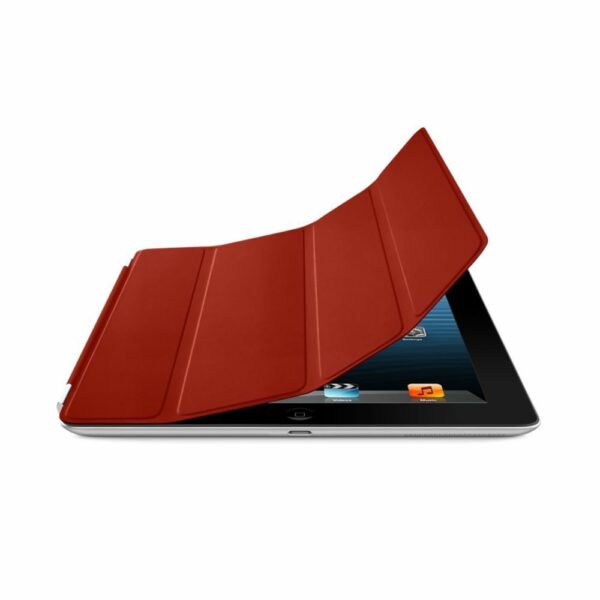 Apple iPad 2/3/4 Smart Cover Leather Case (Red)