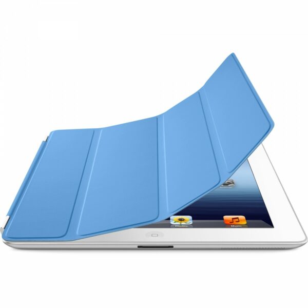 Apple iPad 2/3/4 Smart Cover Polyurethane Case (Blue)
