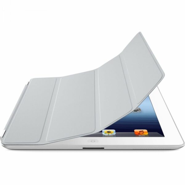 Apple iPad 2/3/4 Smart Cover Polyurethane Case (Light Gray)