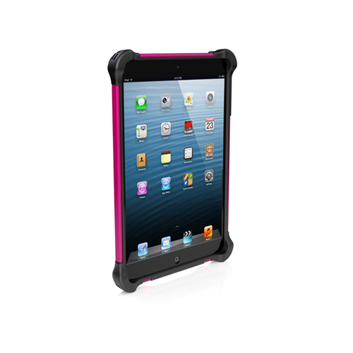 Apple iPad Mini AGF Ballistic HC SeriesRugged Tough Jacket (Black and Hot Pink)