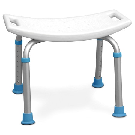 AquaSense Adjustable Bath and Shower Chair with Non-Slip Seat - 1.0 ea