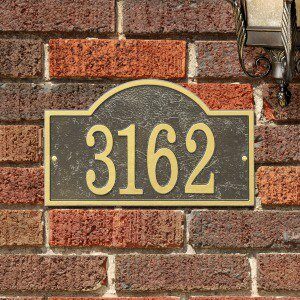 Arch House Number Plaque