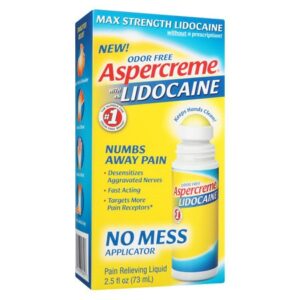 Aspercreme Lidocaine No-Mess Roll-On - 2.5 oz