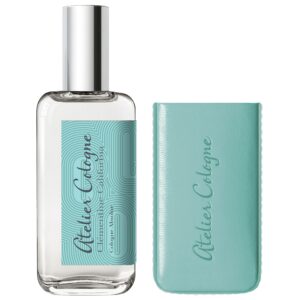 Atelier Cologne Clémentine California Cologne Absolue Pure Perfume 1.0 oz/ 30 mL Parfum Spray with Leather Case