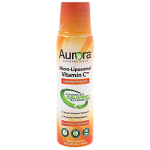 Aurora Micro-Liposomal Vitamin C - 1,000MG - Sugar Free - All-Natural Fruit Flavor (5.4 Fluid Ounces)