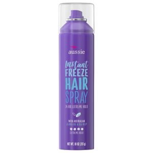 Aussie Aussie Instant Freeze Hairspray with Jojoba Oil & Sea Kelp - 10.0 oz