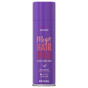 Aussie Mega Flexible Hold Hairspray with Jojoba & Sea Kelp - 14.0 oz