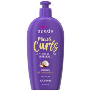 Aussie Miracle Curls Detangling Hair Milk - 6.7 fl oz