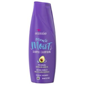 Aussie Miracle Moist Shampoo Avocado & Australian Jojoba Oil - 12.1 fl oz