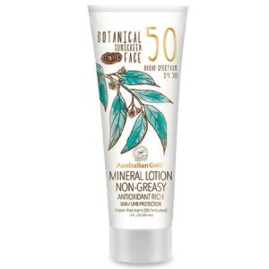 Australian Gold Botanical SPF 50 Tinted Face Sunscreen Lotion - 3.0 fl oz