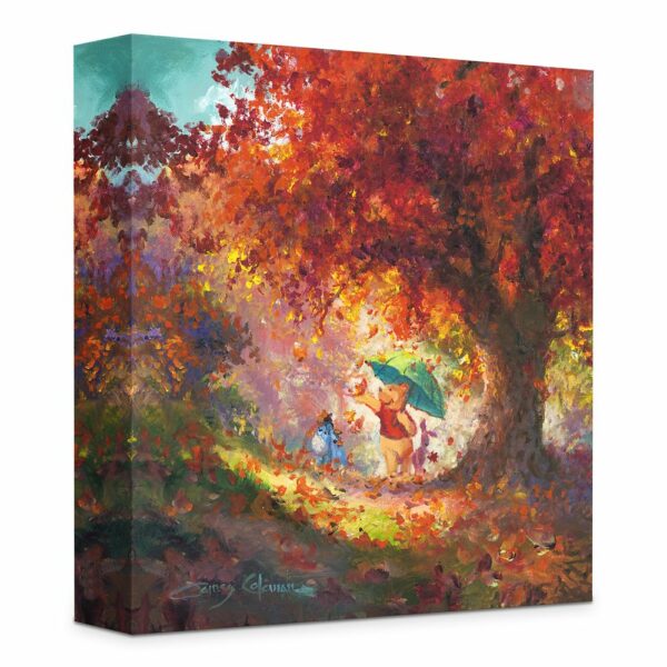 ''Autumn Leaves Gently Falling'' Gicle on Canvas by James Coleman Official shopDisney