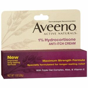 Aveeno Active Naturals 1% Hydrocortisone Anti-Itch Cream - 1.0 oz