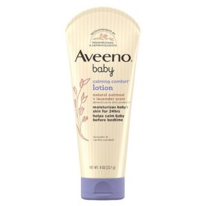 Aveeno Baby Calming Comfort Moisturizing Non-Greasy Lotion Lavender Vanilla - 8.0 oz