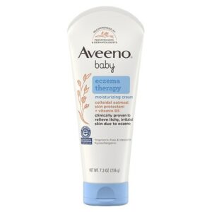 Aveeno Baby Eczema Therapy Moisturizing Cream, Natural Oatmeal Fragrance-Free - 7.3 oz