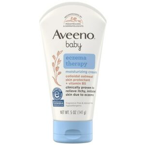 Aveeno Baby Eczema Therapy Moisturizing Cream With Natural Oatmeal Fragrance-Free - 5.0 oz