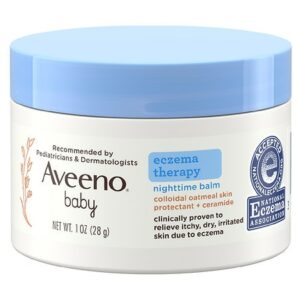 Aveeno Baby Eczema Therapy Nighttime Balm Fragrance-Free - 1.0 oz