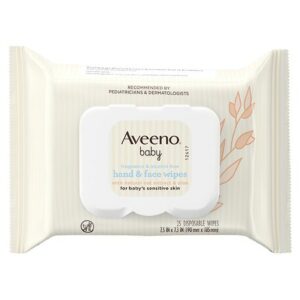 Aveeno Baby Hand & Face Wipes With Oat Extract Fragrance-Free - 25.0 ea