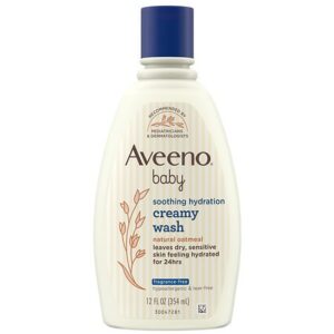 Aveeno Baby Soothing Relief Creamy Wash Fragrance-Free - 12.0 fl oz