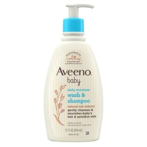 Aveeno Baby Wash Shampoo, Oat Extract Light and Fresh - 12.0 fl oz