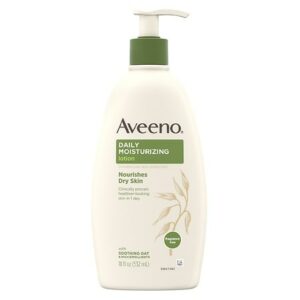 Aveeno Daily Moisturizing Lotion With Oat For Dry Skin Fragrance-Free - 18.0 oz