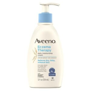 Aveeno Eczema Therapy Daily Moisturizing Cream Fragrance-Free - 12.0 fl oz