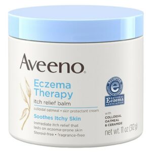 Aveeno Eczema Therapy Itch Relief Balm With Colloidal Oatmeal Fragrance-Free - 11.0 oz