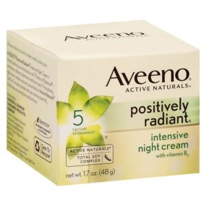 Aveeno Positively Radiant Intense Night Cream - 1.7 oz