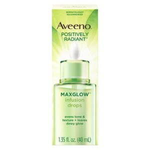 Aveeno Positively Radiant Maxglow Infusion Drops Serum - 1.35 fl oz