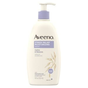 Aveeno Stress Relief Moisturizing Lotion To Calm & Relax Lavender - 18.0 fl oz