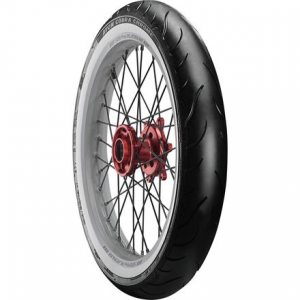 Avon Tire Cobra Chrome Whitewall Front Tire