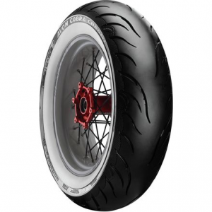 Avon Tire Cobra Chrome Whitewall Rear Tire