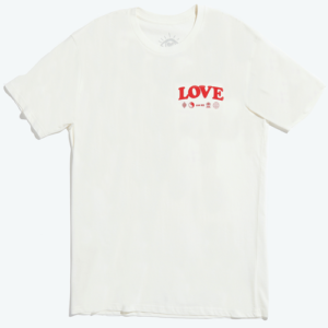 Aware Brand Mens Aware Brand Love T-Shirt - Mens Beige/Red Size XXL