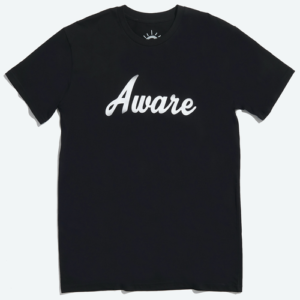 Aware Brand Mens Aware Brand Tribe T-Shirt - Mens Black/White Size XXL