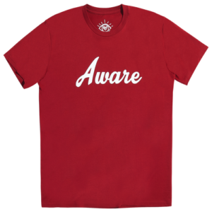 Aware Brand Mens Aware Brand Tribe T-Shirt - Mens Red/White Size L