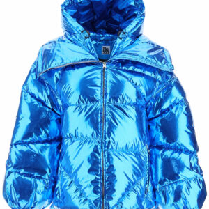 BACON LAMINATED DOWN JACKET M Blue Technical