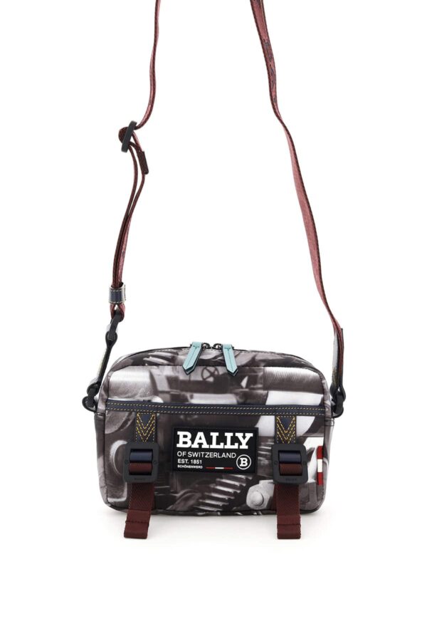 BALLY RANYS NYLON WATERPROOF BAG OS White, Grey, Black Technical