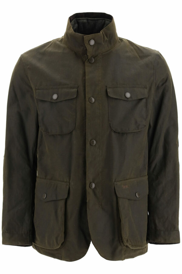 BARBOUR OGSTON JACKET IN COATED COTTON XXL Green Cotton