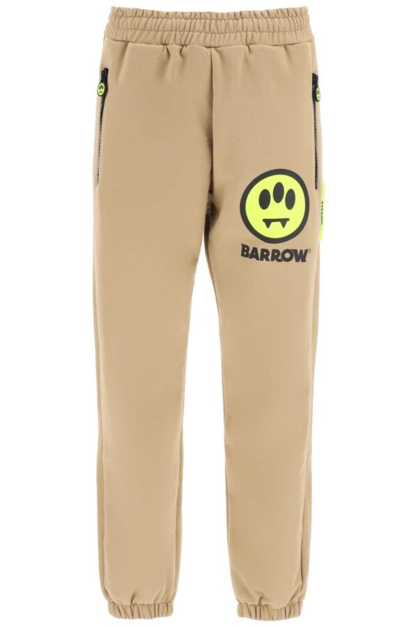 BARROW JOGGING TROUSERS XL Beige, Yellow, Black Cotton