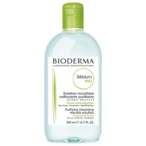 BIODERMA Sebium H2O Micellar Water Makeup Remover for Combination to Oily Skin - 16.7 fl oz