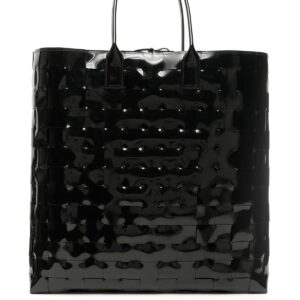 BOTTEGA VENETA EXTRA-LARGE TOTE BAG OS Black Leather