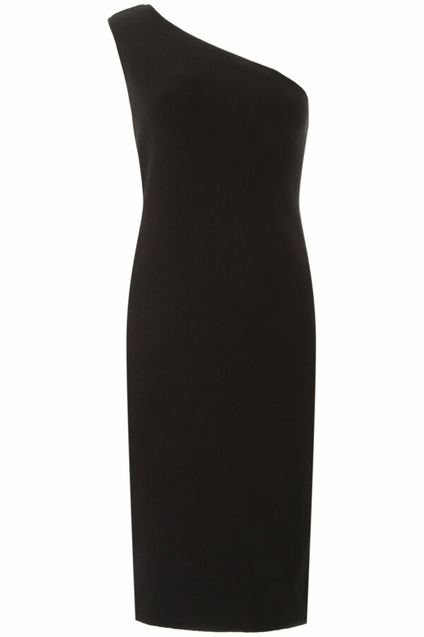 BOTTEGA VENETA ONE-SHOULDER DRESS 38 Black