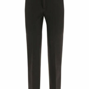 BOTTEGA VENETA TAILORED TROUSERS IN TWILL 38 Brown Wool