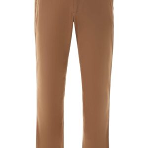 BURBERRY COTTON TROUSERS 46 Beige, Brown Cotton